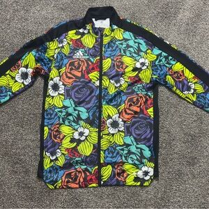New Men Adidas Floral track Jacket size M